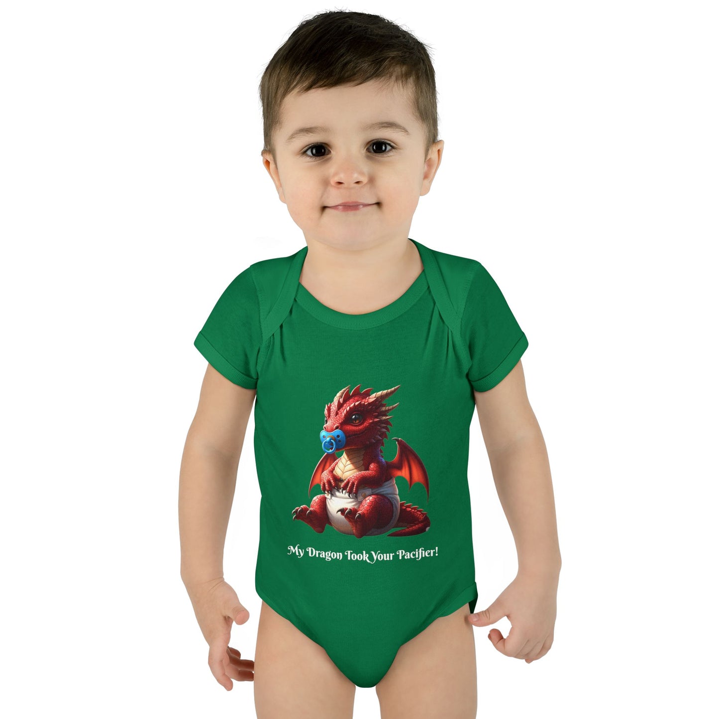 Baby Bodysuit - Red Dragon