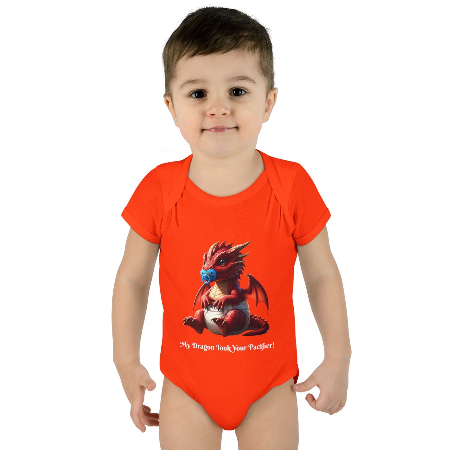 Baby Bodysuit - Red Dragon
