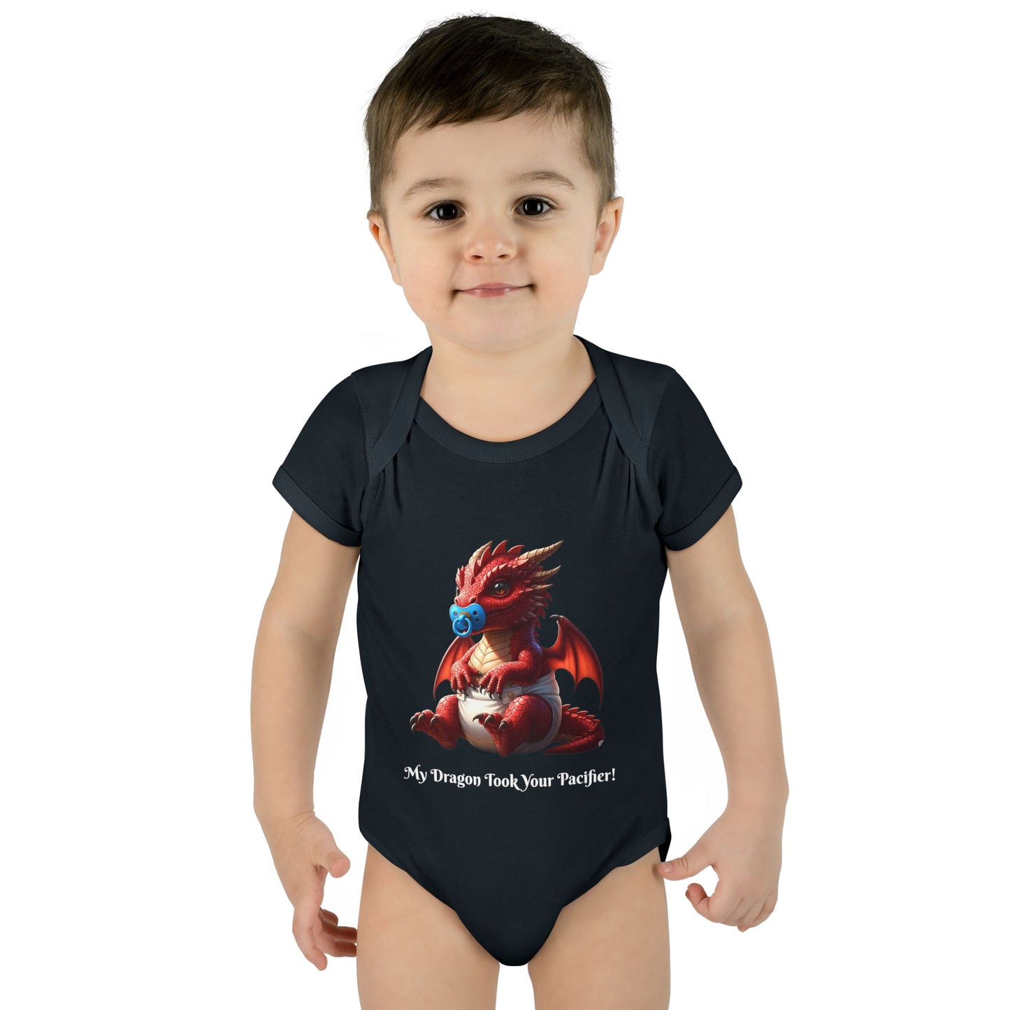 Baby Bodysuit - Red Dragon