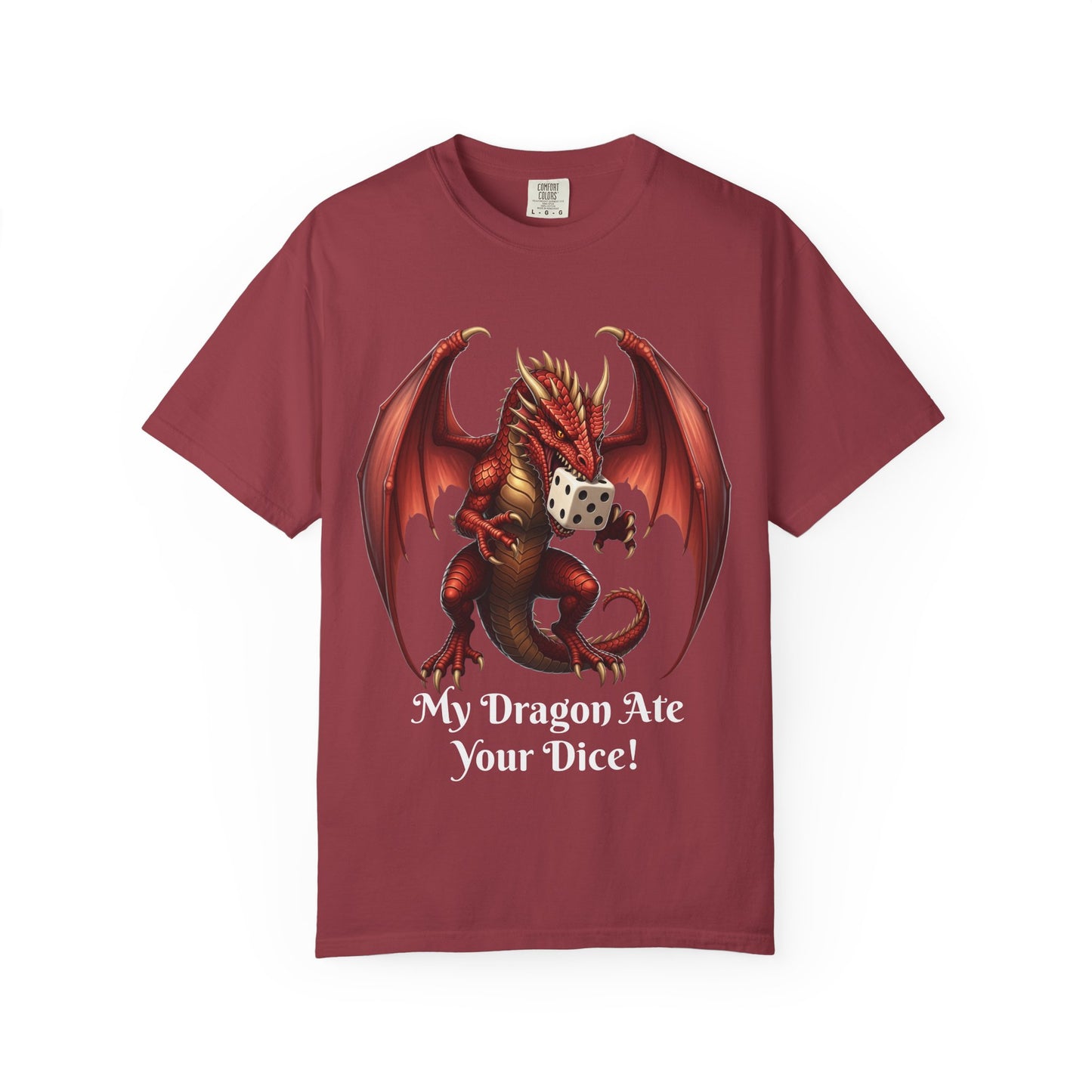 Dragon T-Shirt - My Dragon Ate Your Dice! - Unisex