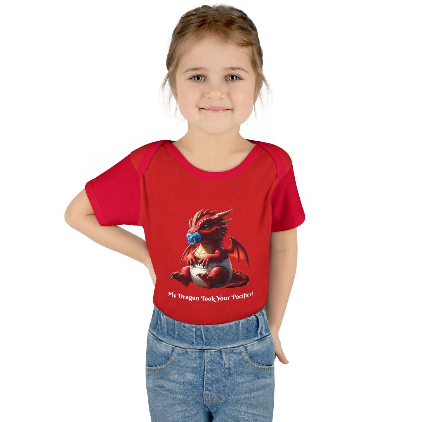 Baby Bodysuit - Red Dragon