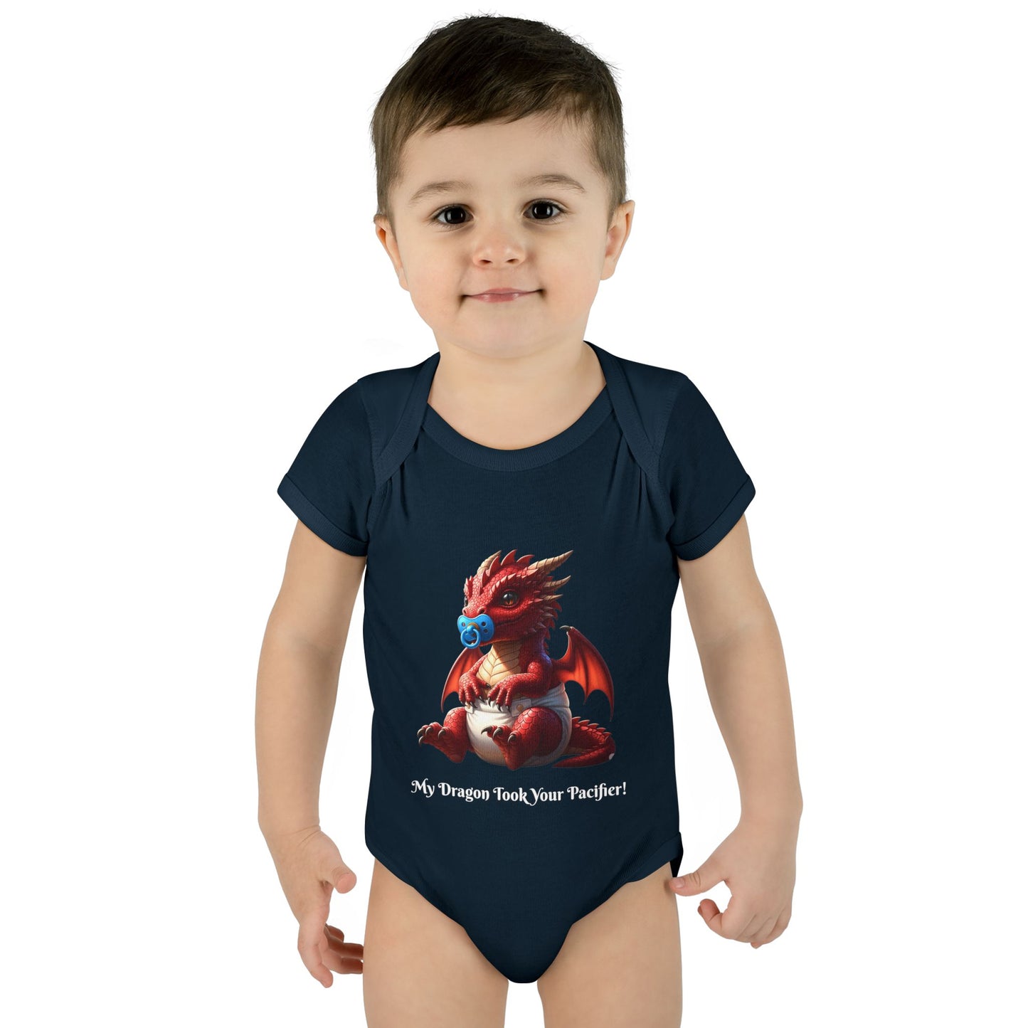 Baby Bodysuit - Red Dragon