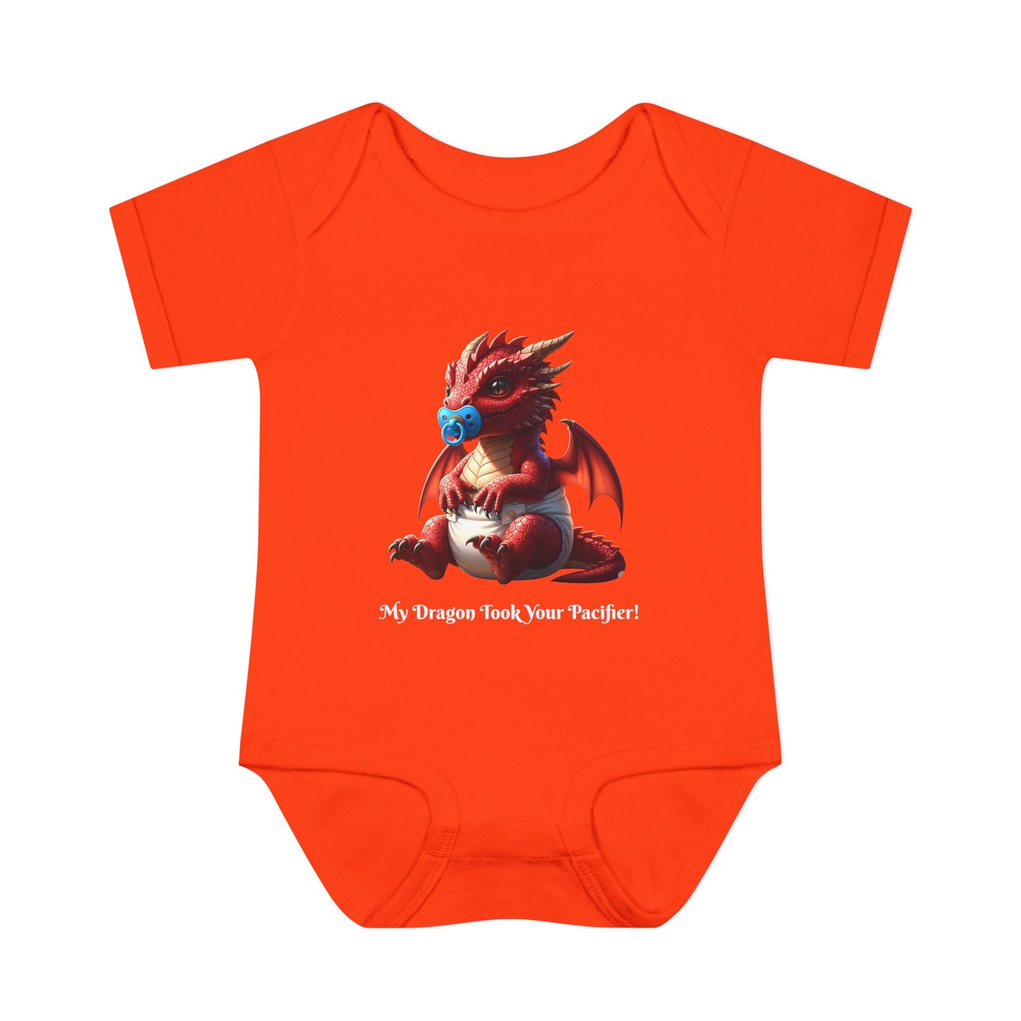 Baby Bodysuit - Red Dragon