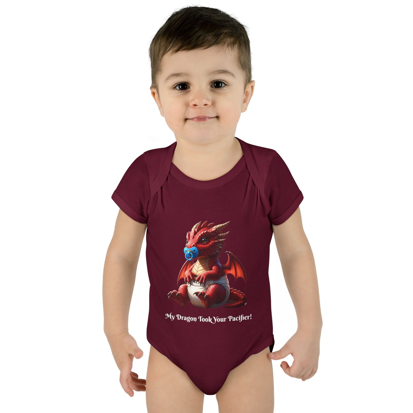 Baby Bodysuit - Red Dragon