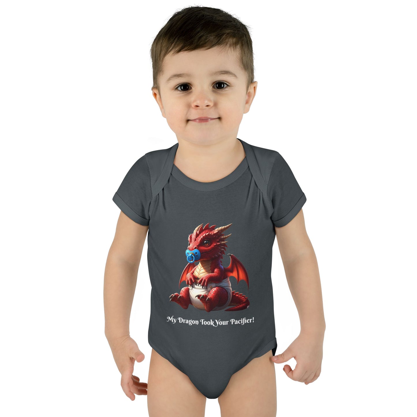 Baby Bodysuit - Red Dragon