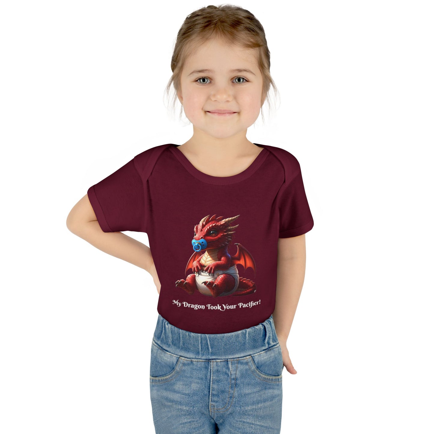 Baby Bodysuit - Red Dragon