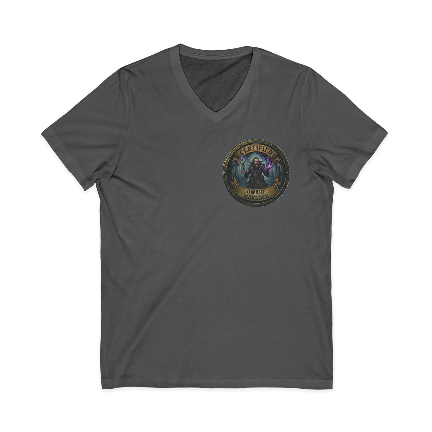 Dwarf Warlock Certified T-Shirt