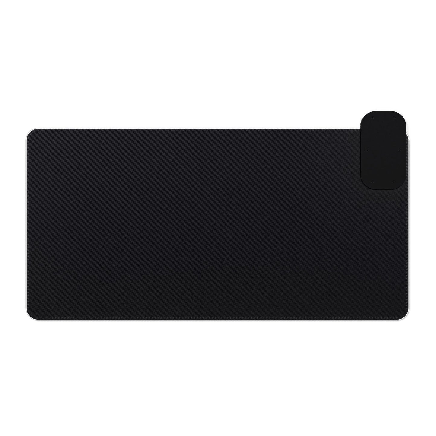 Mouse Pad - Gold and Black Dragon Design, LED Wireless Charging