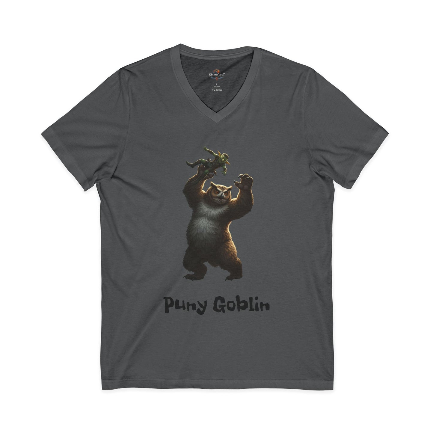 T-Shirt - Puny Goblin Unisex Jersey Short Sleeve V-Neck Tee
