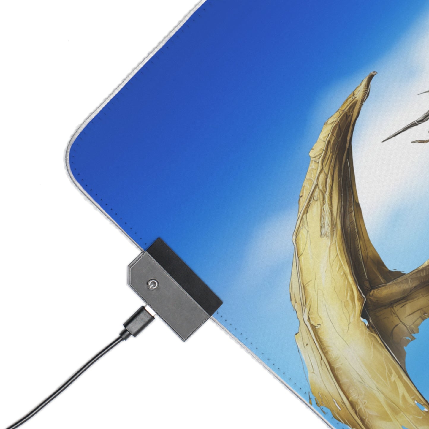 Mouse Pad - Ancient Gold and Black Dragons