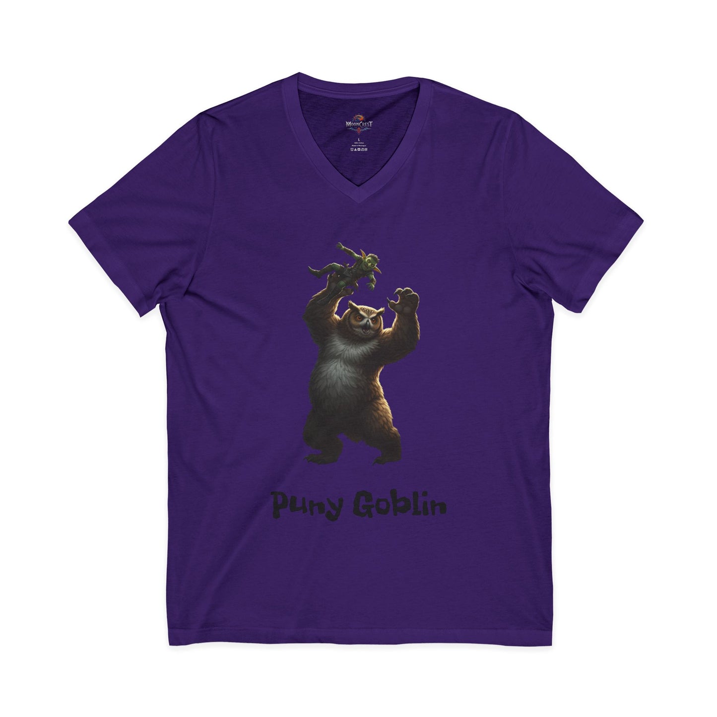 T-Shirt - Puny Goblin Unisex Jersey Short Sleeve V-Neck Tee