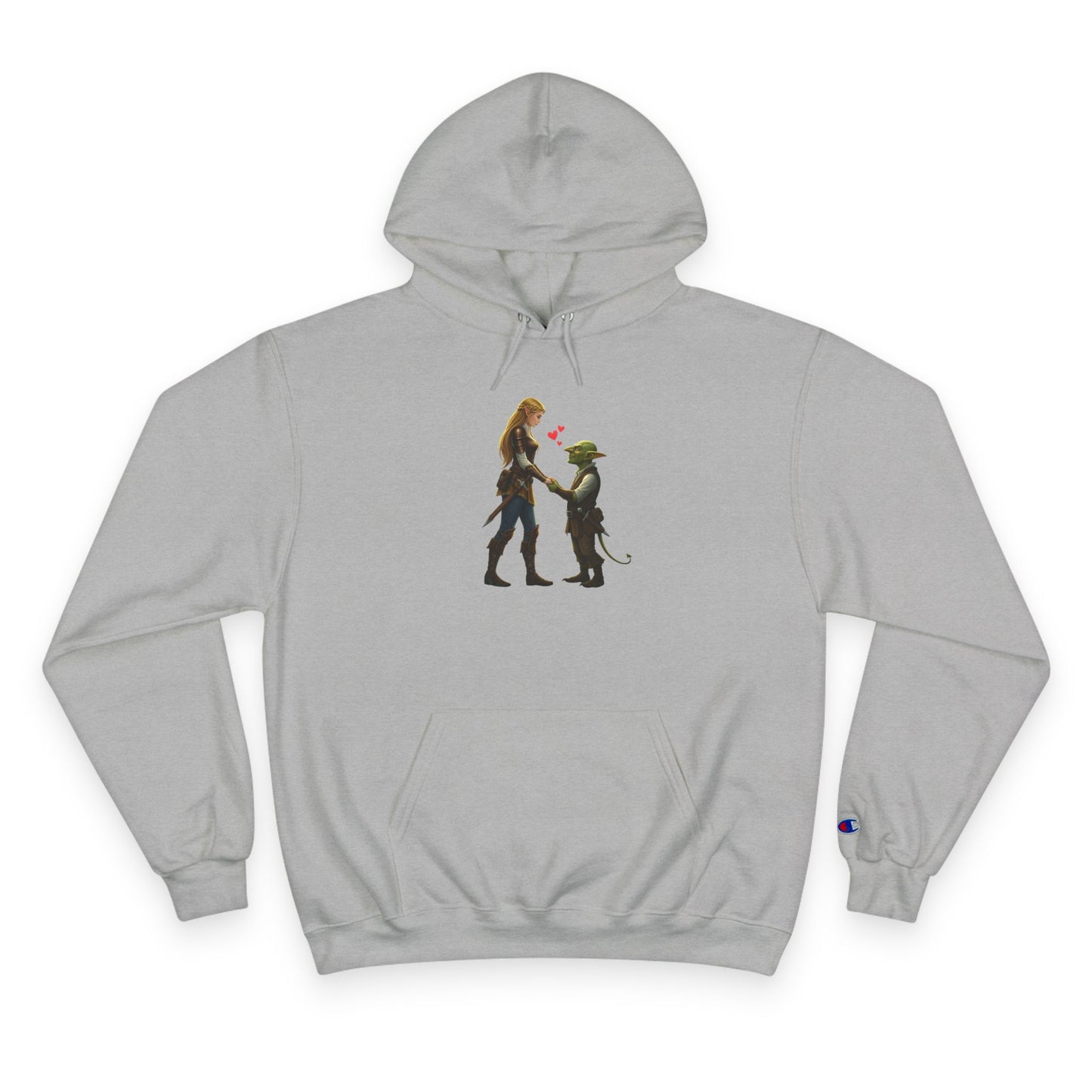 ‘I Rolled a Natural 20’ Champion Hoodie — Rogue & Goblin Dice Lover Sweatshirt