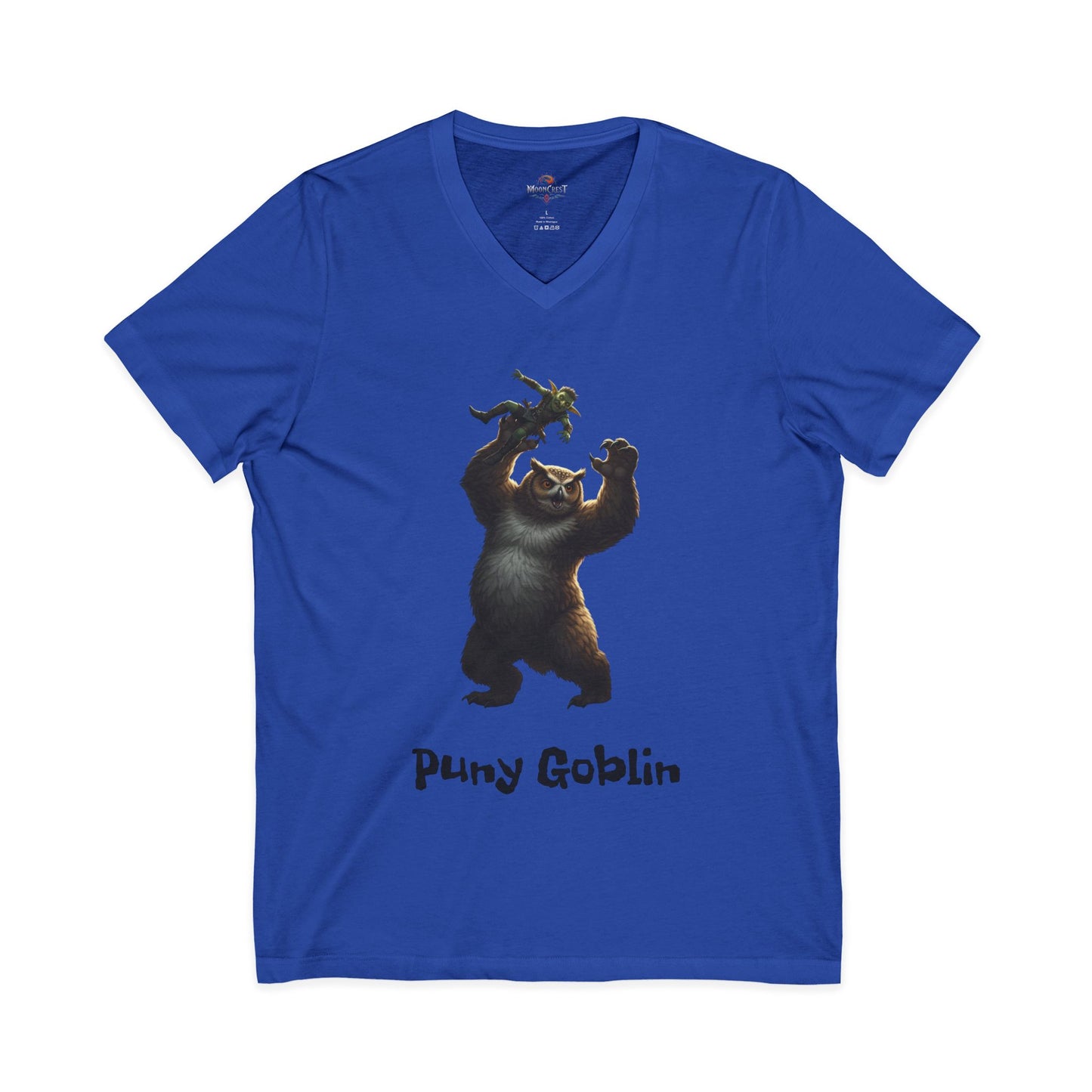 T-Shirt - Puny Goblin Unisex Jersey Short Sleeve V-Neck Tee