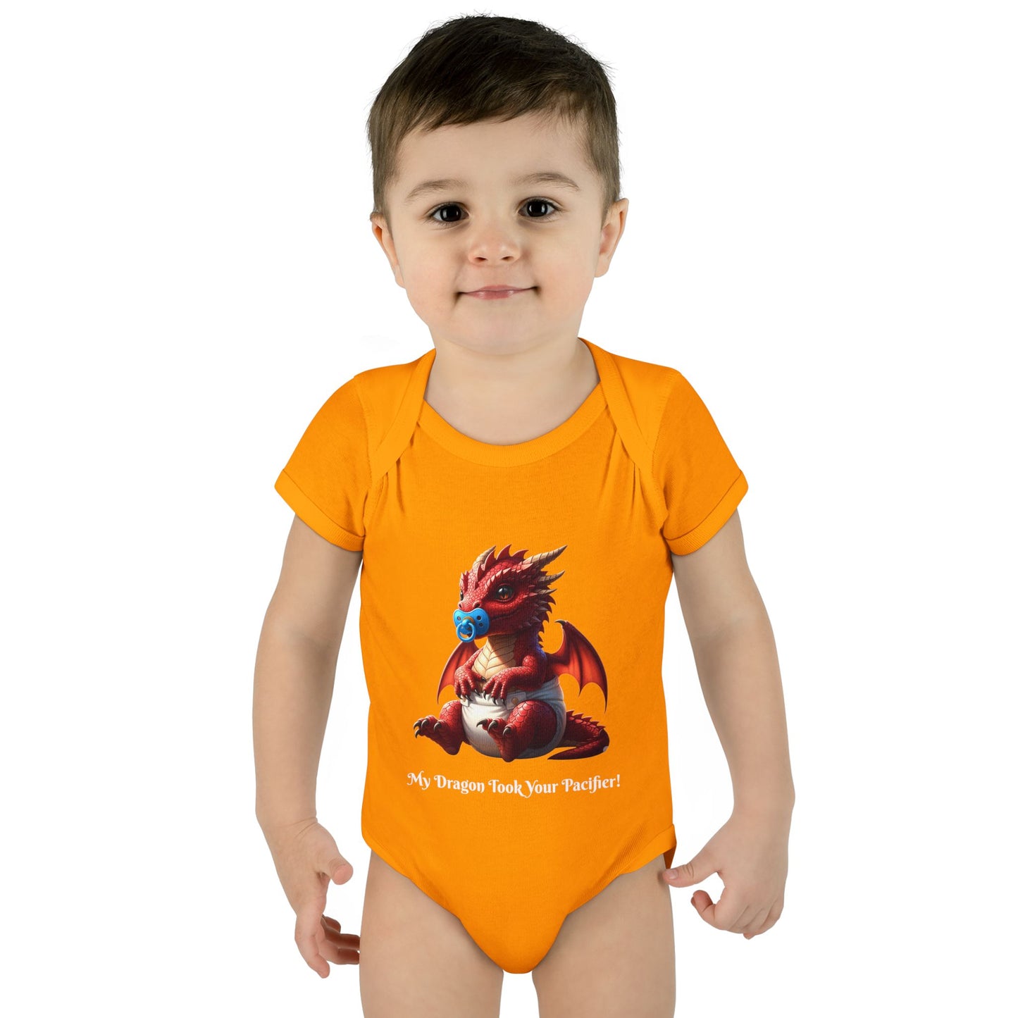 Baby Bodysuit - Red Dragon