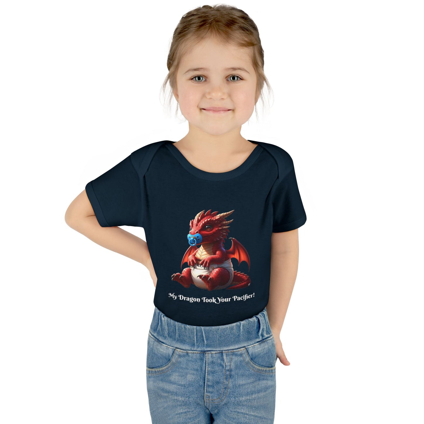 Baby Bodysuit - Red Dragon