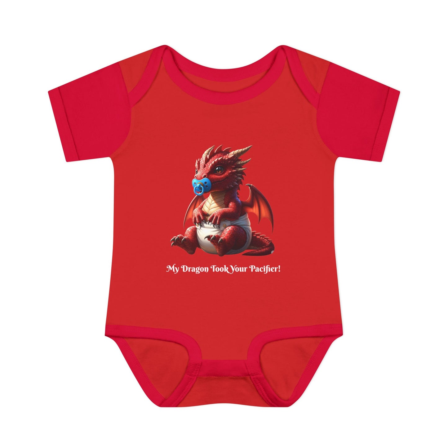 Baby Bodysuit - Red Dragon