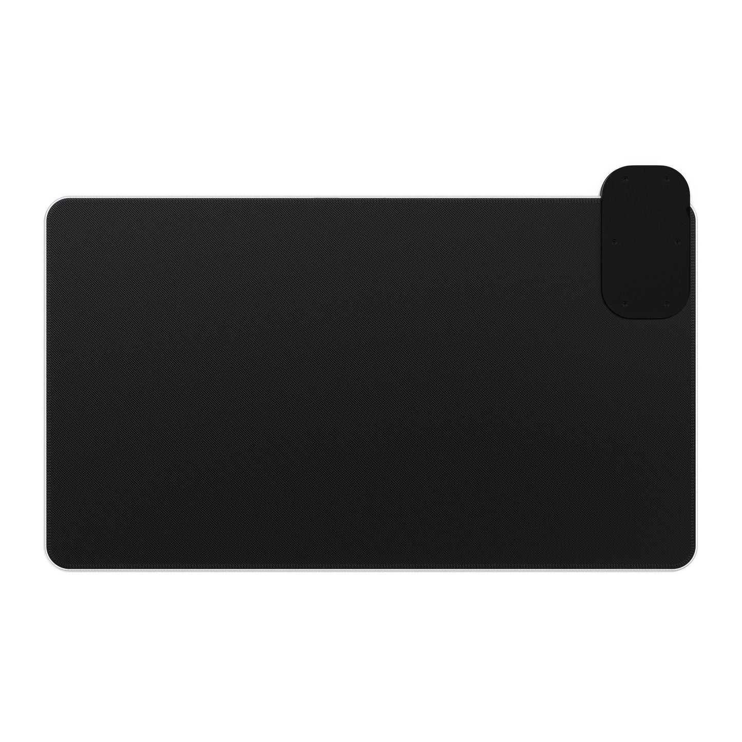 Mouse Pad - Gold and Black Dragon Design, LED Wireless Charging