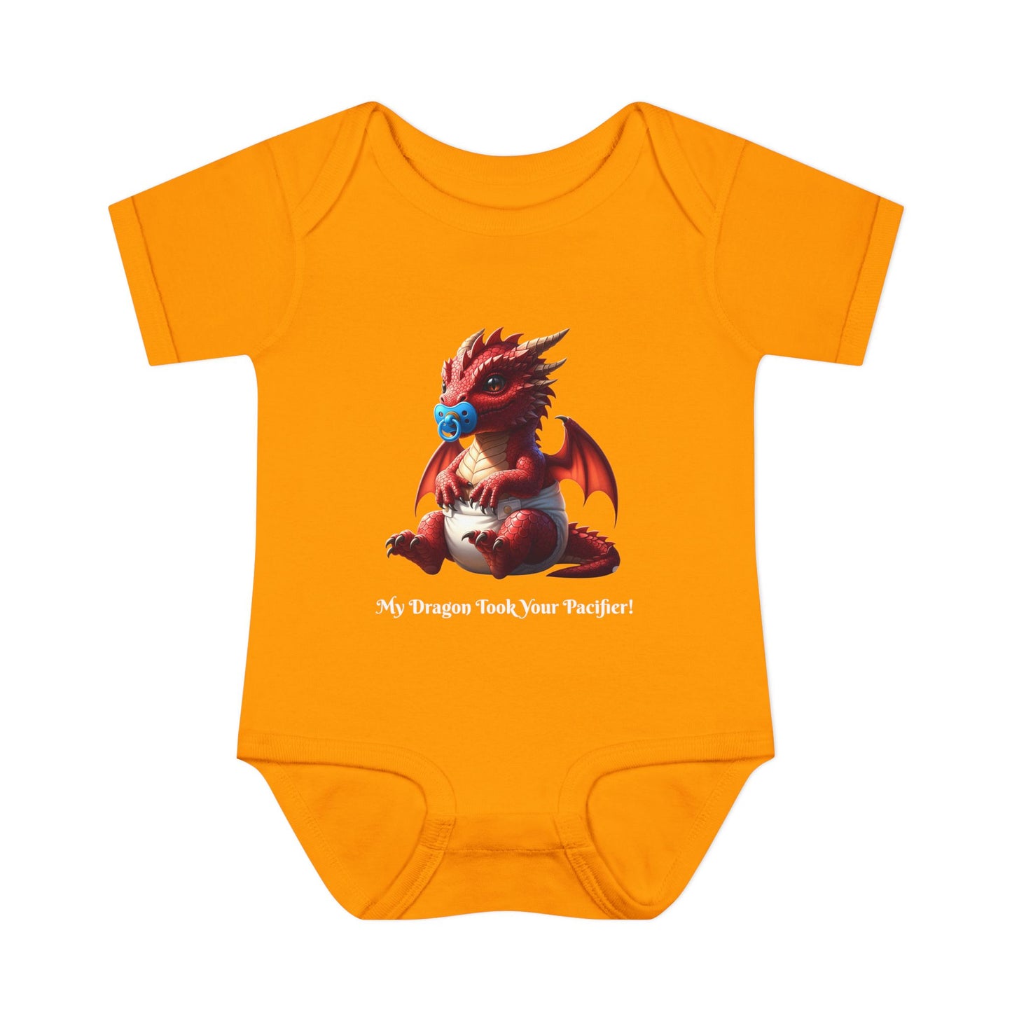 Baby Bodysuit - Red Dragon
