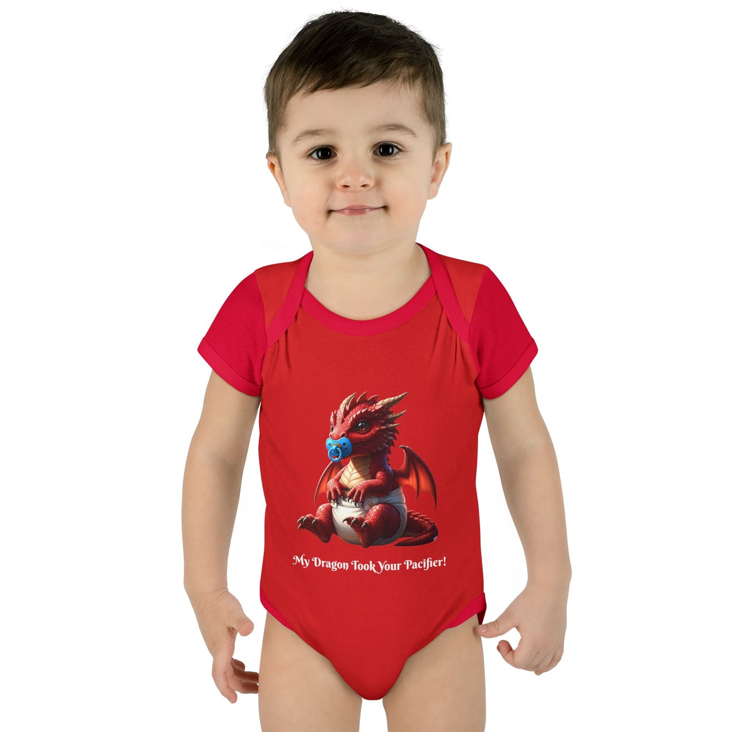 Baby Bodysuit - Red Dragon